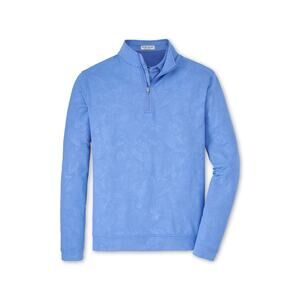 Peter Millar XXL Crown Sport Active Maven Performance Quarte Zip Pullover Blue
